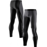 SKINS DNAMIC THERMAL WINDPROOF LONG TIGHT NOIR   Collant  chaud compressif pas cher