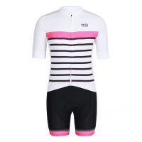 WEAR DESIGN MAILLOT PRO LIGHT BLANC ET ROSE Maillot vélo femme pas cher