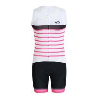 WEAR DESIGN CUISSARD DAME MARINA NOIR ET ROSE Cuissard Cyclisme pas cher