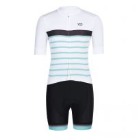 WEAR DESIGN CUISSARD DAME MARINA NOIR ET VERT D EAU Cuissard Cyclisme pas cher