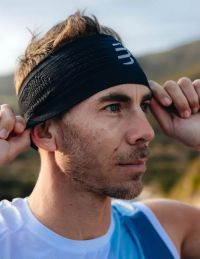 COMPRESSPORT HEADBAND ON/OFF NOIR Bandeau été pas cher