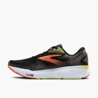 BROOKS GHOST 16 BLACK ET MANDARIN RED Chaussures de running pas cher