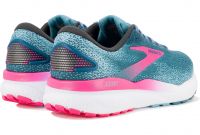 BROOKS GHOST 16 MOROCCAN BLUE ET PINK Chaussures de running pas cher