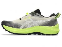 ASICS GEL TRABUCO 12 OATMEAL ET WHITE Chaussures de trail pas cher