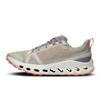 ON RUNNING CLOUDSURFER TRAIL FOSSIL ET IVORY Chaussures de trail pas cher