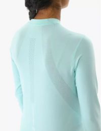 COMPRESSPORT PERFORMANCE LS TEE W SHELL BLUE Tee shirt de running pas cher