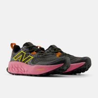 NEW BALANCE FRESH FOAM HIERRO V8 BLACK ET REAL PINK chaussure de  trail pas cher